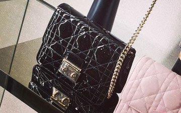 Miss Dior Mini Pouch with Chain thumb