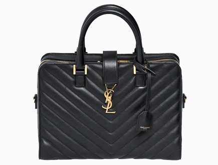 Saint Laurent Small Cabas Monogramme Quilted Leather Bag thumb