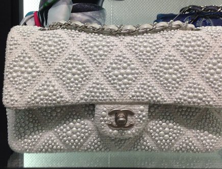 Chanel Pearl Classic Flap Bag thumb