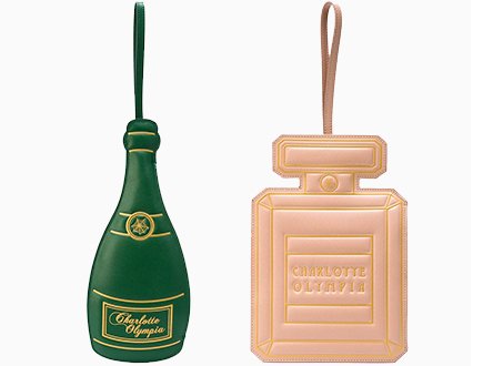 Charlotte Olympia C champagne And P Perfume Clutches thumb