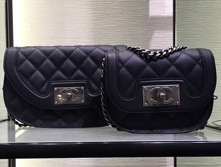 Chanel Boy Quilted Curvy Shoulder Bag thumb