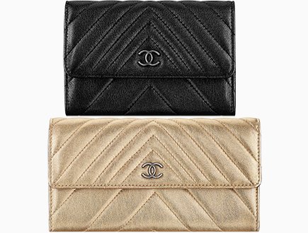 Chanel Chevron Wallets