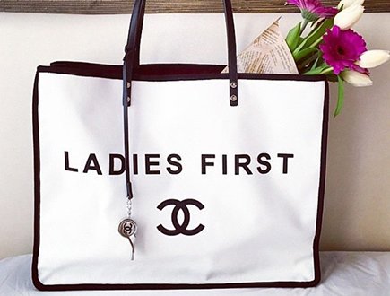 Chanel Ladies First Shopper Tote thumb