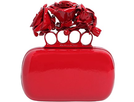 Alexander McQueen Rose Knuckle Box Clutches thumb