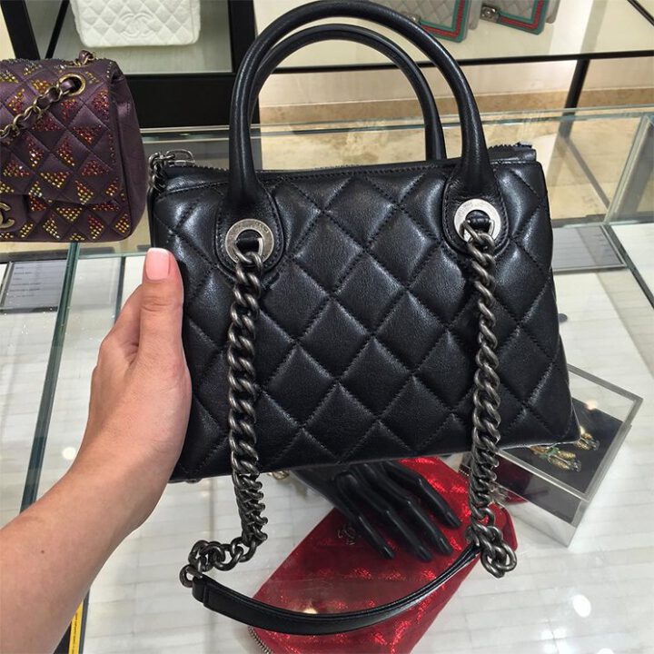 Small Chanel Boy Chained Tote Bag For Fall Winter 2015 Collection ...