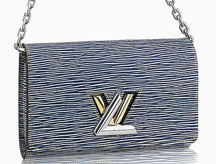 Louis Vuitton Twist Chain Denim Wallet Epi Azteque Bag