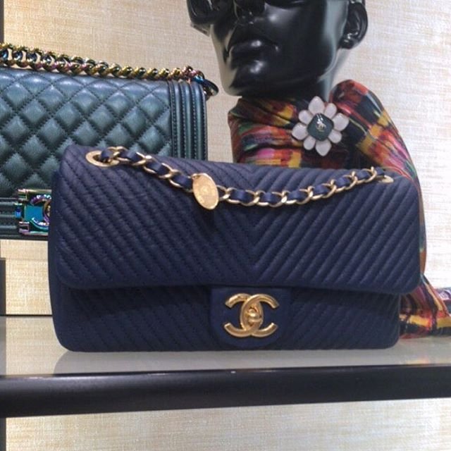 A Closer Look: Chanel Chevron Quilted Flap Bag