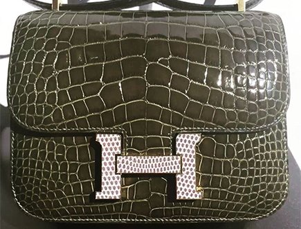 A Closer Look Hermes Constance Shoulder Bag with New Clasp thumb