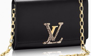 Louis Vuitton Chain Louise Bag with Python Clasp thumb