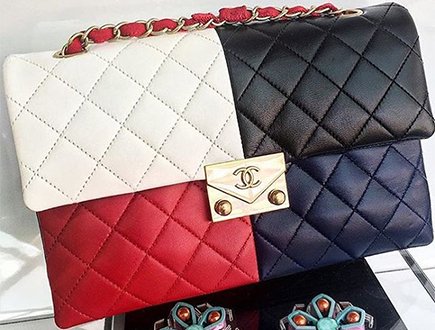 Chanel Multicolored Flap Bag From Cruise 2016 Collection