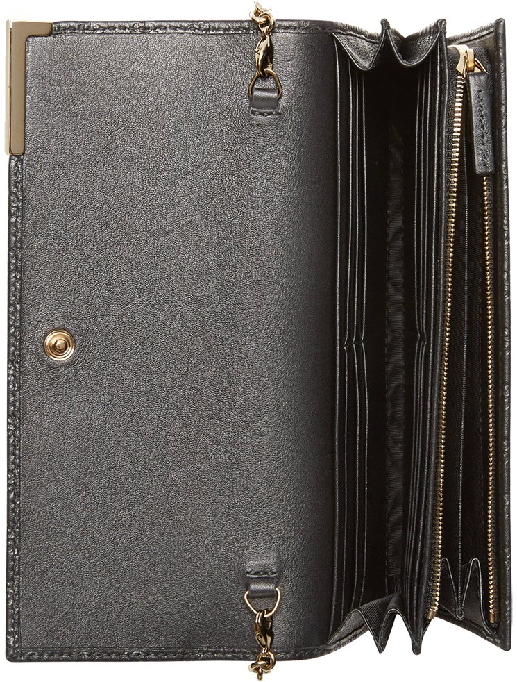 Gucci Microguccissima Leather Chain Wallet | Bragmybag