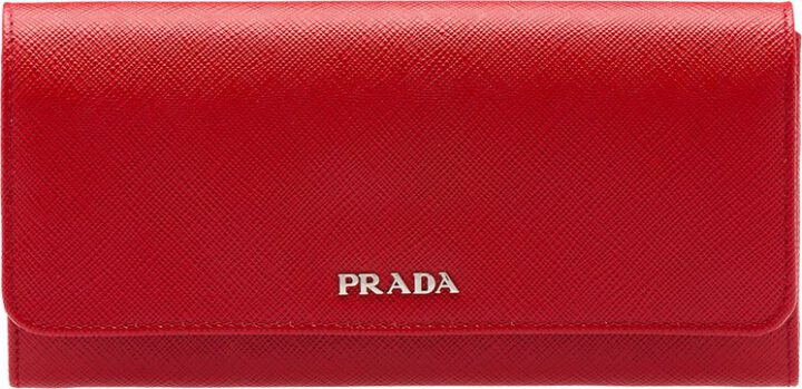 Prada Multicolored Leather Flap Wallet | Bragmybag