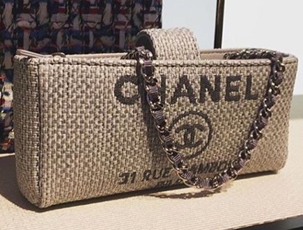 Chanel Canvas Clutch Bag thumb