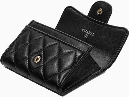 chanel small pouch bag leather