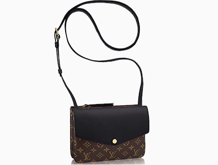 Louis Vuitton Black Monogram Empreinte Leather Twice Bag - Yoogi's