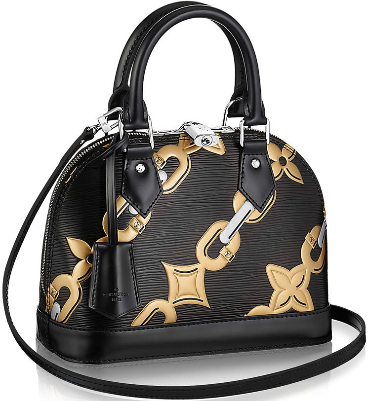 Louis Vuitton Alma Chain Flower Monogram Bag | Bragmybag