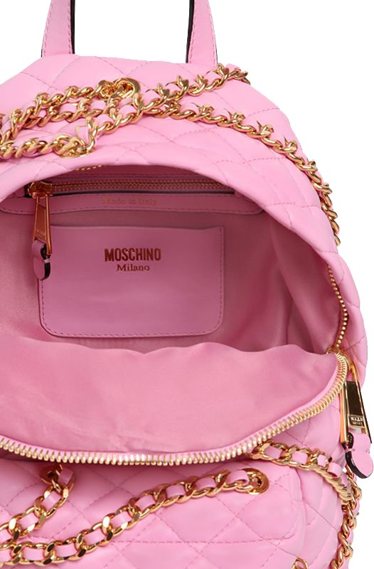 Moschino-MINI-CHAINED-QUILTED-LEATHER-BACKPACK-3