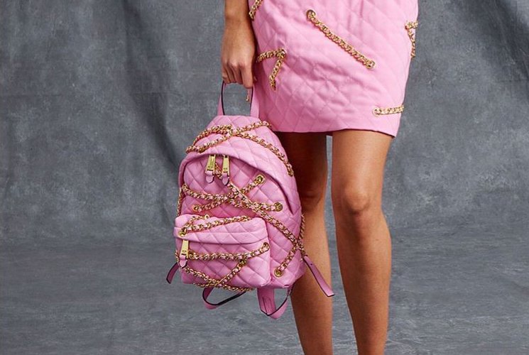 Moschino-MINI-CHAINED-QUILTED-LEATHER-BACKPACK-4