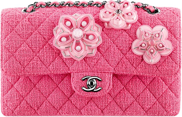 Chanel-Tweed-Flower-Classic-Flap-Bag
