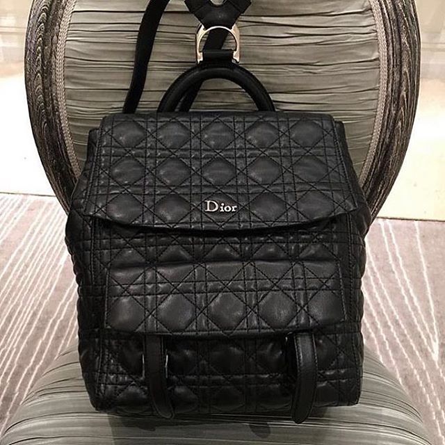 Dior-Cannage-Stitched-Backpack