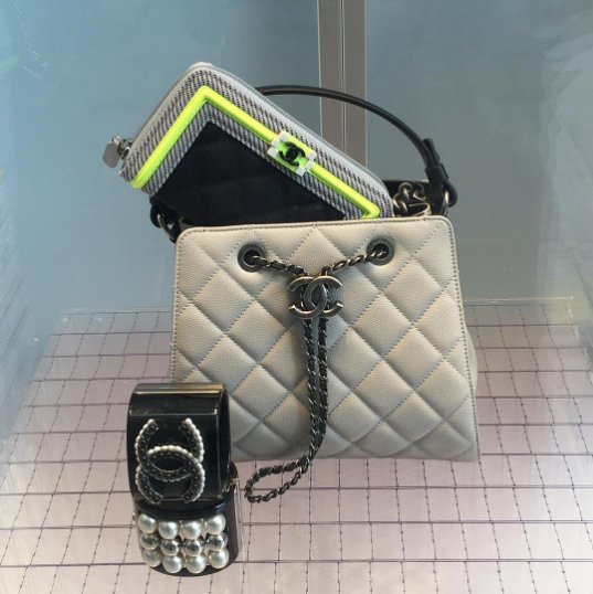 Chanel-CC-Accordion-Bag-Light-Beige
