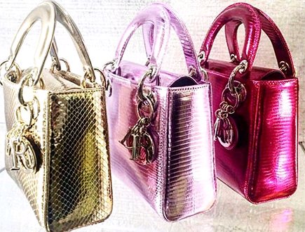 Colors Of The Lady Dior Shiny Python Bags thumb