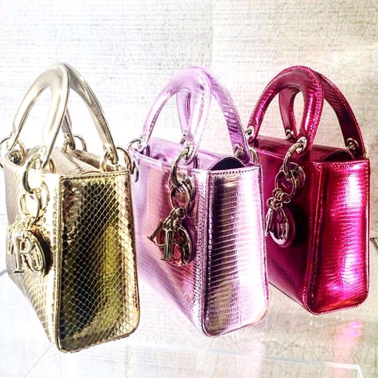 Colors-Of-The-Lady-Dior-Shiny-Python-Bags