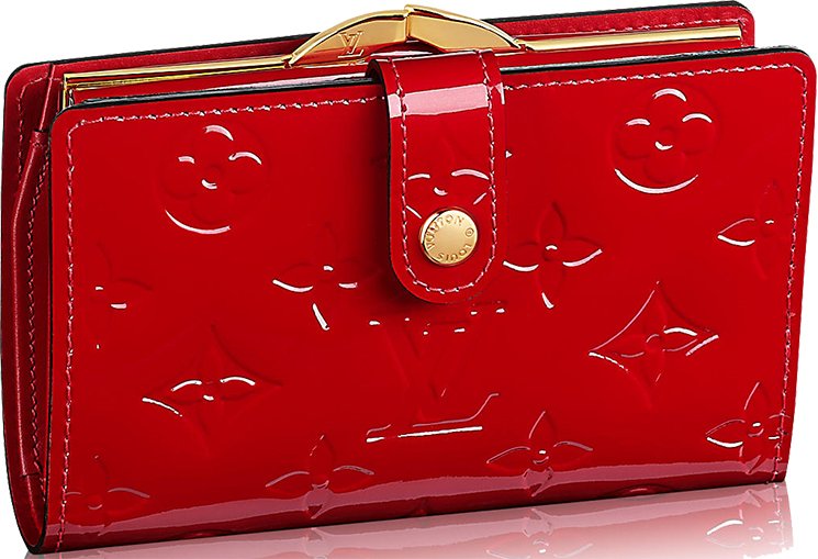 Louis Vuitton LV Monogram Vernis Patent Leather French Purse - Red Wallets,  Accessories - LOU747306