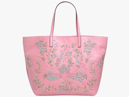 Red Valentino Flower Tote Bag