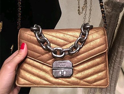 A Closer Look Chanel Chevron Envelope Shoulder Bag thumb