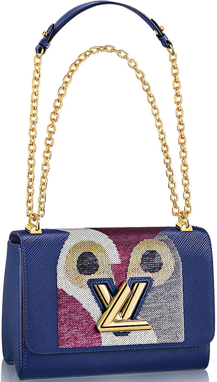 Louis Vuitton Bleuet EPI Leather Early Bird Twist mm Bag