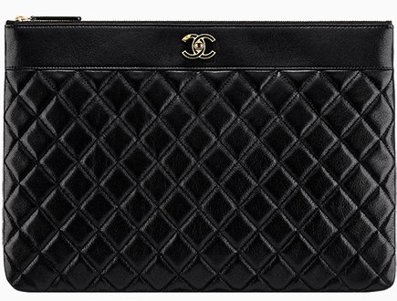 Chanel Large Quilted Pouch Bag