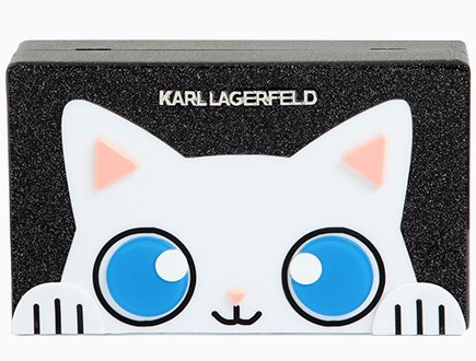 Karl Lagerfeld SMALL CHOUPETTE SHINY BOX CLUTCH thumb