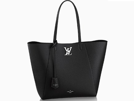 Louis Vuitton Pink Perforated Leather Monogram Flower Lockme Cabas Bag -  Yoogi's Closet