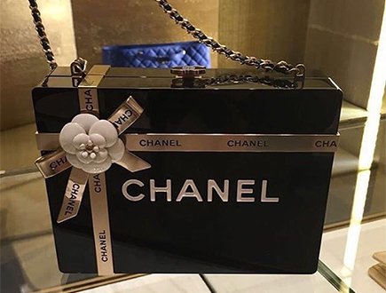 A Closer Look: Chanel Gift Box Evening Clutch Bag