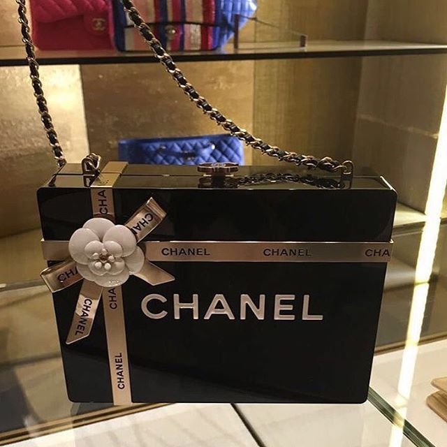 chanel box and bags