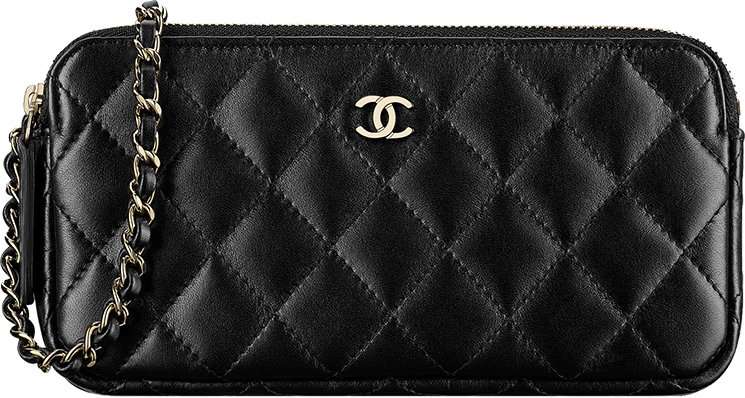 Chanel-Quilted-Small-Clutch-with-Chain
