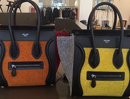 A Closer Look At Celine Luggage Bag in Felt thumb