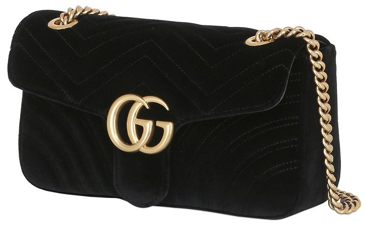 Gucci Small GG Marmont 2.0 Velvet Shoulder Bag | Bragmybag
