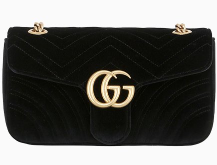 Gucci Small GG Marmont 2.0 Velvet Shoulder Bag thumb