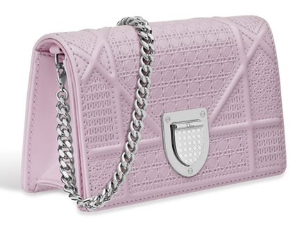 Diorama Pink Baby Pouch with Chain thumb