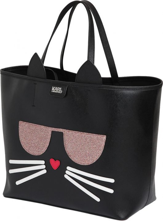 Karl Lagerfeld K Kocktail Cat Faux Tote Bag | Bragmybag