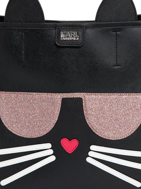 Karl Lagerfeld K Kocktail Cat Faux Tote Bag | Bragmybag