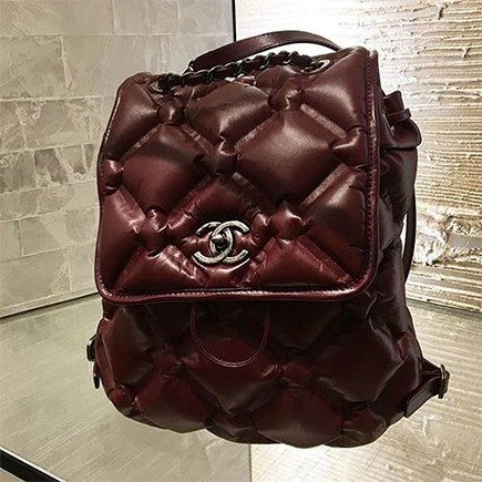 Chanel Chesterfield Flap Bag Quilted Calfskin Jumbo