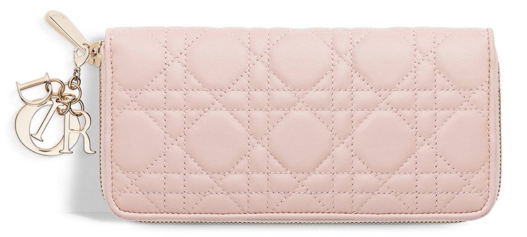 Lady-Dior-Pink-Voyageur-Wallet