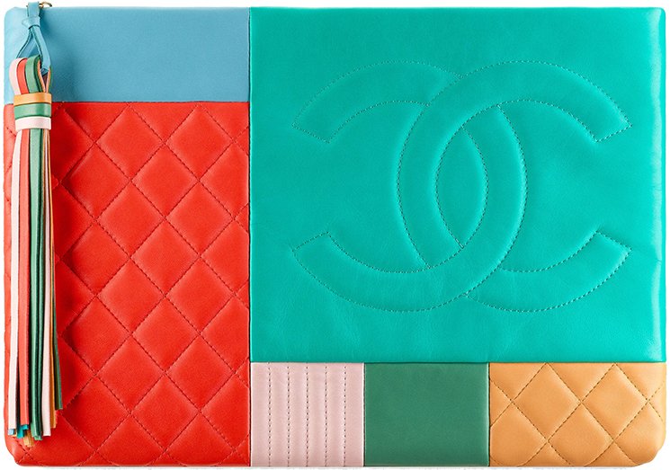 Chanel Quilted Patchwork Pouches
