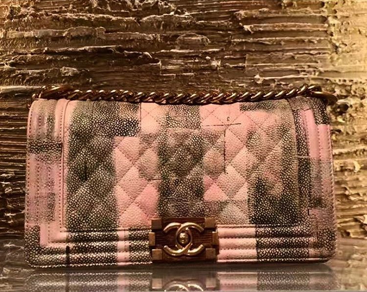 Chanel Tweed Pink Flap Bag, Bragmybag