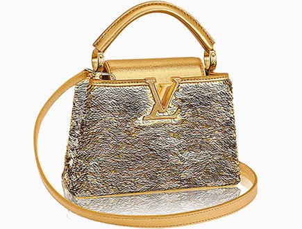 Louis Vuitton Mini Gold Capucines Bag