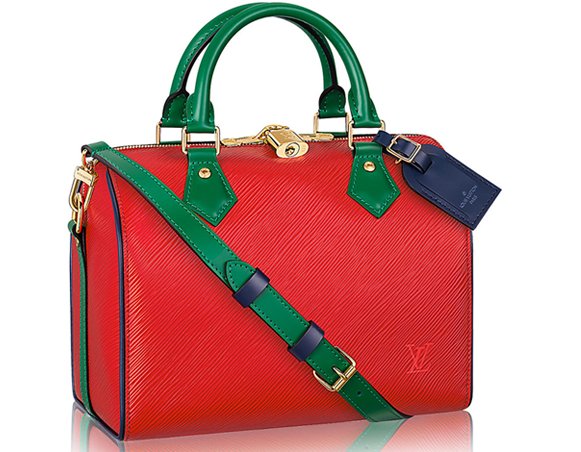 Louis Vuitton Tri Color Speedy Bandouliere Bag nl