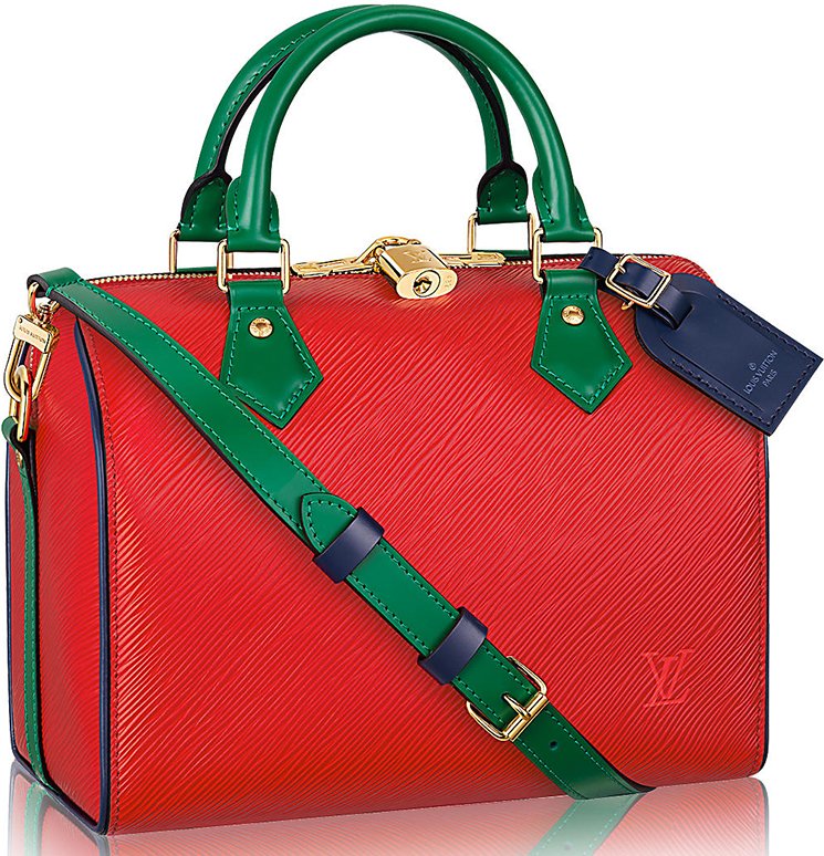 Louis-Vuitton-Tri-Color-Speedy-Bandoulière-Bag